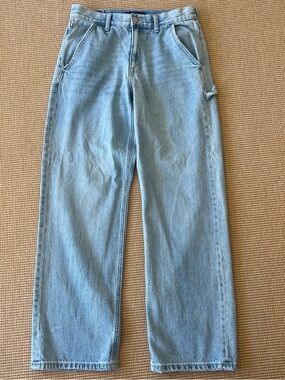 Aeropostale Light Blue Wide Leg Jeans